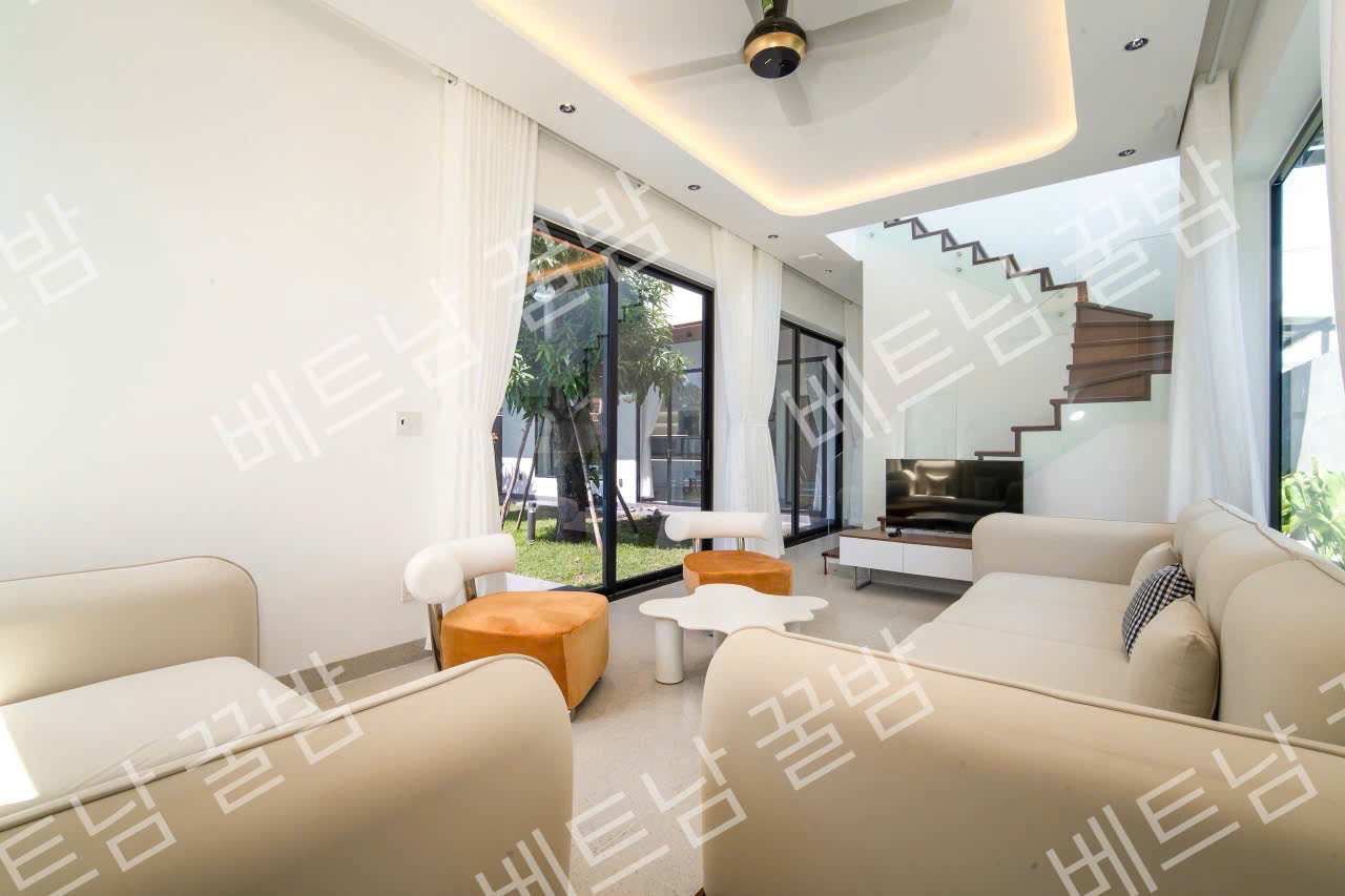 다낭 풀빌라 4룸 사진 danang pool villa room