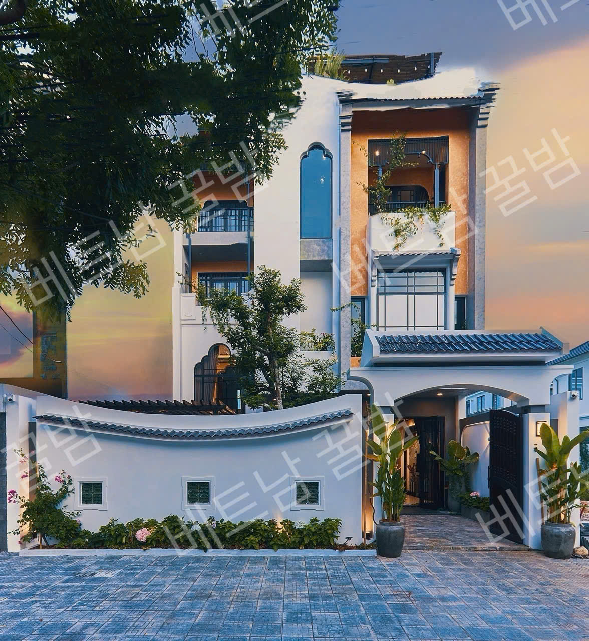 다낭 풀빌라 내부 사진 Da Nang Villa have pool