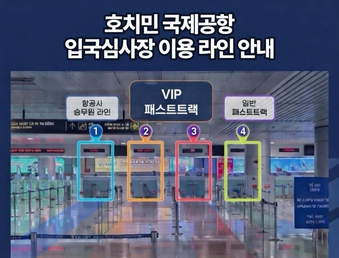 호치민 입국 위치