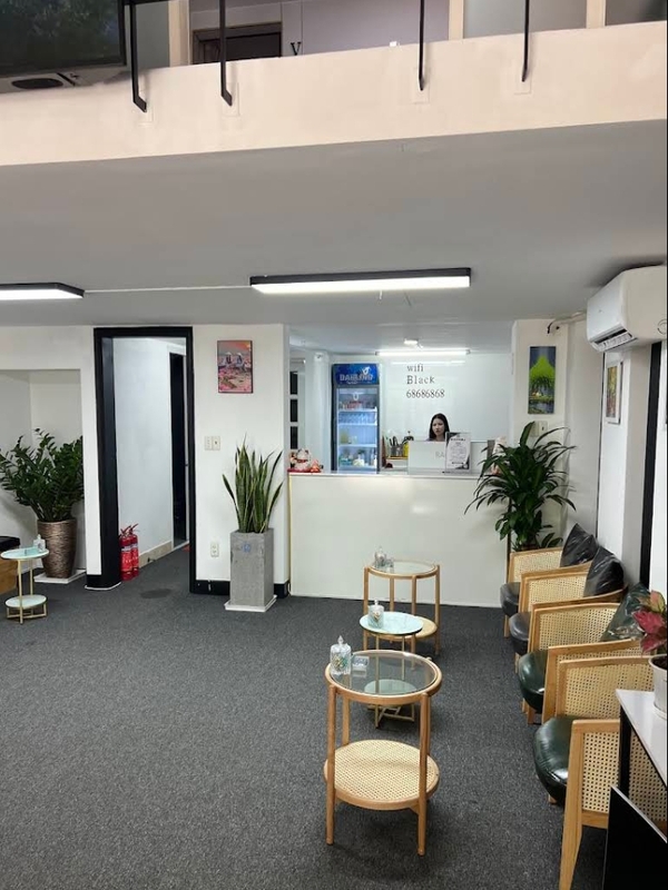 Black理发店内部环境